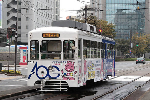 Toyama Chiho Tetsudo (Tram) De 7019